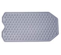 The Original Refinished Bathtub Mat - No Suction Cup Bath Mat (Grey) Designed for Textured and Refinished Bathtubs Made of Rubber Not Cheap Plastic, Great for Children and Elderly