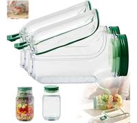 The Original Salad Pod Jar Side Open, Portable Salad Container, Snack Box with Lid, Suitable for Home, Outdoor, Travel and Party (2)