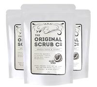 The Original Scrub Arabica Coffee & Coconut Body Scrub 200g 100% Natural Freshly Handmade Exfoliating Scrub for Glowing Skin, Cellulite, Stretch Marks, Acne & Dry Skin Care Pack of 3