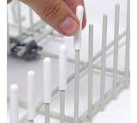 The ORIGINAL Silicone Dishwasher Rack Caps (White, Set of 150) By Smith‘s® - Rust & Scratch Protection | Fits 99.9% of Dishwasher Models | Made in the UK