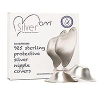 The Original Silver Nursing Cups - Nipple Shields for Nursing Newborn - Silver Nursing Pads - Newborn Essentials Must Haves - 925 Silver Silvermom - Regular