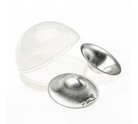 The Original Silver Nursing Cups - Silver Nipple Shields - Silver Cups Breastfeeding for Nursing Newborn - Protect and Soothe Your Nursing Nipples (925k Regular W/Carrying Case)