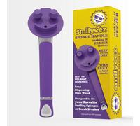 The Original Smiling Sponge Handle Soap Dispensing Handle by Smilyeez - Dishwand for Scrub Daddy Sponge (Purple) Dish Wand…