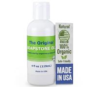 The Original Soapstone Oil - Food Grade Blend of Natural Oils Soapstone - Kitchen Worktop Cutting Board Wax - Organically Safe, Less Frequent Oiling (4 oz)