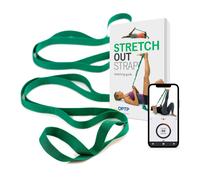 The Original Stretch Out Strap with Exercise Book - Made in the USA by OPTP - Top Choice of Physical Therapists Athletic Trainers & Yoga