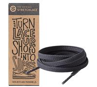 THE ORIGINAL STRETCHLACE | Elastic Shoe Laces | As Seen on Shark Tank | Flat Stretch Shoelaces 35" Inches (88 cm), Grey