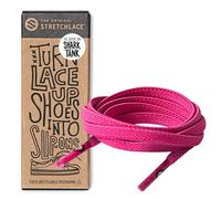 THE ORIGINAL STRETCHLACE | Elastic Shoe Laces | As Seen on Shark Tank | Flat Stretch Shoelaces 40" Inches (101 cm), Neon Pink