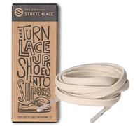 THE ORIGINAL STRETCHLACE | Elastic Shoe Laces | As Seen on Shark Tank | Flat Stretch Shoelaces 47" Inches (119 cm), Ivory