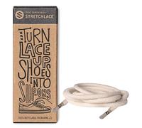 THE ORIGINAL STRETCHLACE | Elastic Shoe Laces | As Seen on Shark Tank | Round Stretch Shoelaces | 30" Inches (77 cm), Ivory