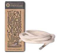 THE ORIGINAL STRETCHLACE | Elastic Shoe Laces | As Seen on Shark Tank | Round Stretch Shoelaces | 35" Inches (88 cm), Ivory