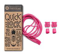 THE ORIGINAL STRETCHLACE Lock Shoelace Elastic No Tie Boot Lace (Pink)