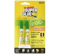 The Original Super Glue Cyanoacrylate Gel, 0.12 Oz each, 2 tubes