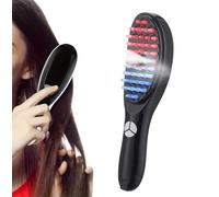 The Original Therabrush, 2-in-1 Electric Scalp Massager and Hair Oil Applicator, 3 Modes Vibration Massage Comb, Scalp Massager Comb with Red Light and Blue Light for Scalp Care