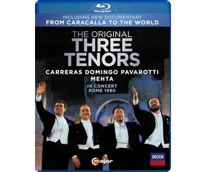 The Original Three Tenors: Carreras, Domingo, Pavarotti in Concert, Rome 1990 (including new documentary: From Caracalla [Blu-ray] [Region Free] [NTSC]