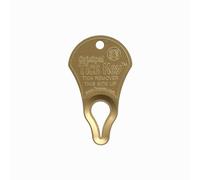 The Original Tick Key - Tick Detaching Device - Portable, Safe and Highly Effective Tick Detaching Tool (Gold)