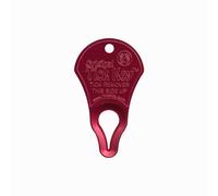 The Original Tick Key - Tick Detaching Device - Portable, Safe and Highly Effective Tick Detaching Tool (Red)