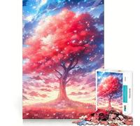The Original Tree Jigsaw Puzzles for Teenagers 1000 Brain Workout Toy Simple Fun Image Assembly Cherished Gift (38x52cm)