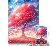 The Original Tree Jigsaw Puzzles for Teenagers 1000 Pieces Raise Memory Slow Enjoy Clean Edge (50x75cm)
