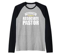 The Original Trusted Associate Pastor Raglan Baseball Tee