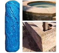 The Original Weathered Flagstone, Concrete Roller Stamp, Stone Texture Roller, Concrete Roller Stamp, and Masonry Form, for decorative concrete patios, driveways, walkways, water features, etc. by SBC