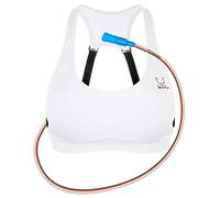 The Original WineRack Booze Bra Flask - Adjustable Design - Holds 25oz of Booze (White, Medium)