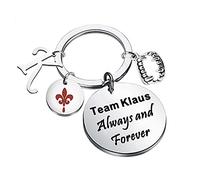 The Originals Inspired Jewelry Fandom Gift Idea Team Klaus Always and Forever Keychain (Team Klaus K EU)