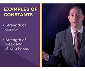 The Origins of the Constants of Nature