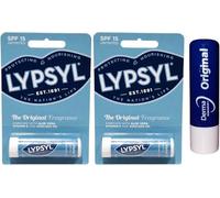The Orignial Fragrance SPF15 Protecting & Nourshing Lip Balm Twin Pack With Free Orignial Lip Balm