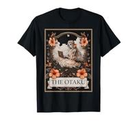 The Otaku Anime Manga Japanese Girl Tarot Card Skeleton T-Shirt