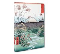 The Otsuki Plain in Kai Province by Utagawa Hiroshige Canvas Print | Gallery Wrapped 30mm Frame Wall Art | 30x20 inches | Ready to Hang | Asian Picture | Living Room Bedroom Lounge Office
