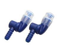 The Outdoor Companion Get This Two Piece Set Of Soft Silicone Bite Valves For Your For Water Bladder (Blue)