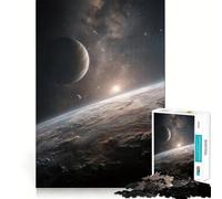 The Outer Planets Jigsaw Puzzles for Adults1000 Pieces Think Smart Toy Family Bond Accurate Cut Seasonal Gift (38x52cm)