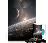 The Outer Planets Jigsaw Puzzles for Teenagers 1000 Piece Enhance Recall Home Leisure Exact Edge (38x26cm)