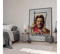 The Outlaw Josey Wales 1976 Framed Classic Movie Poster Print Wall Art Image Home Decor Artworks Framed Poster Different Sizes and Colours