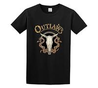 The Outlaws Southern Clothing Printed T-Shirt Mens Unisex Black Tees L