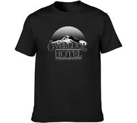 The Overlook Hotel Maze Shining Symbol Printed T-Shirt Mens Unisex Black Tees Tee Shirt O Neck Tee