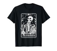 The Overthinker Skeleton Tarot Card Design T-Shirt
