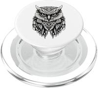 The Owl Animal Tribal Tattoo Guide PopSockets PopGrip for MagSafe
