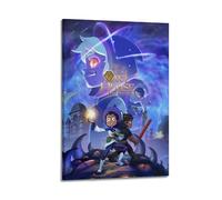 The Owl House Movie Canvas Poster Room Decor Aesthetic Poster Artistic Poster for Bedroom Living Room Walls 12x18inch(30x45cm) Frame-Style