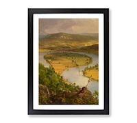 The Oxbow Met By Thomas Cole Classic Painting Framed Print | A2 Black Framed Wall Art | Ready to Hang | Classic Historical Picture | Living Room Bedroom Lounge Office
