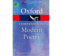 The Oxford Companion to Modern Poetry in English