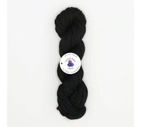 The Oxford Company Violet Jane 100% Wool, 3-Ply Solid Rug Yarn | 4-Ounce Skein (Black)