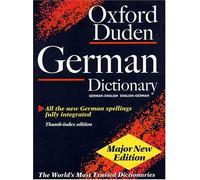 The Oxford-Duden German Dictionary: German-English/English-German