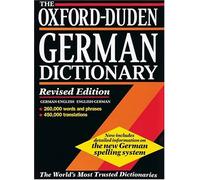 The Oxford-Duden German Dictionary: German-English/English-German