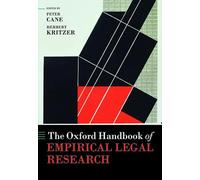 The Oxford Handbook of Empirical Legal Research (Oxford Handbooks in Law)