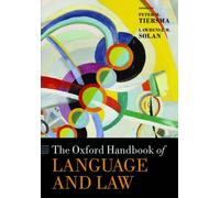 The Oxford Handbook of Language and Law