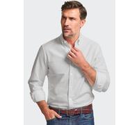 The Oxford Shirt Company Button Down Oxford Shirt - Grey - S - Tailored Fit