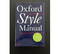 The Oxford Style Manual