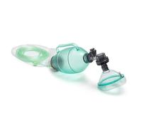 The Oxygen Store Bag-Valve-Mask Intersurgical Medical Airway Management for First Aid Training, Transparent, Size 5 Adult Mask, Single Use, 500 Grammes