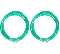 The Oxygen Store Oxygen Tubing 15 Metre Green Uninterrupted Oxygen Flow, Medical Grade Oxygen Tube | Kink Resistant |Three Channel Design | Home Oxygen Therapy | NHS Approved (Pack of 2)